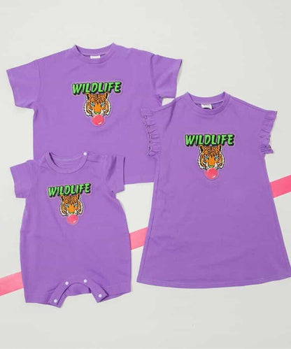 【連衣裙】Logo圖案刺繡T恤