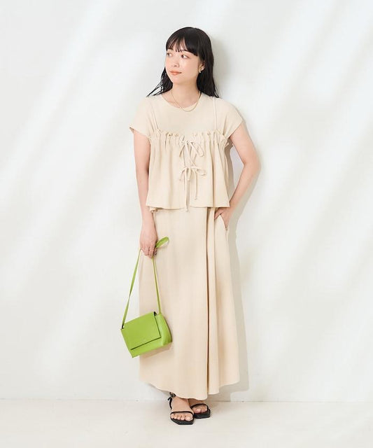 【套裝商品】多功能款 泡泡紋吊帶連衣裙