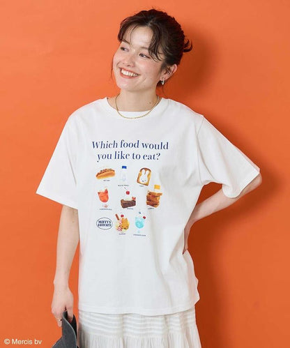 《米菲》食物印花T恤