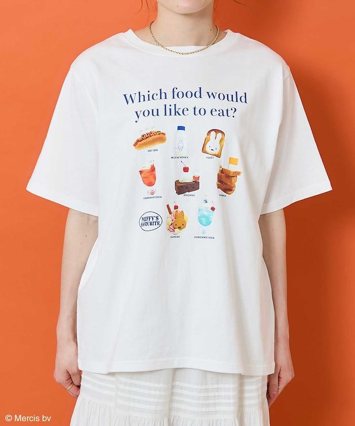 《米菲》食物印花T恤