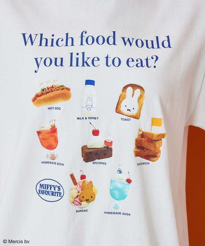 《米菲》食物印花T恤