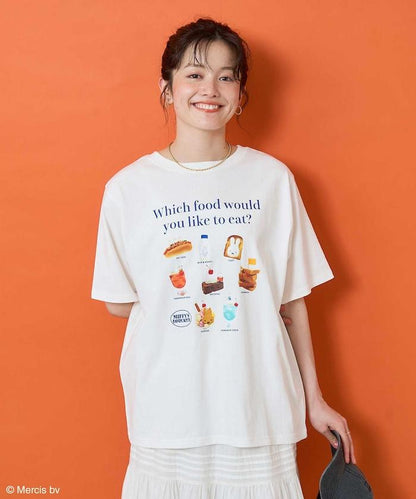 《米菲》食物印花T恤