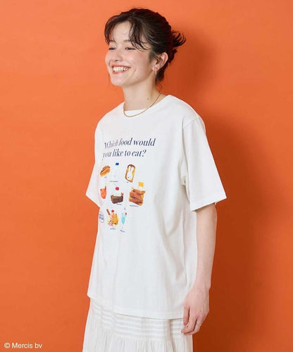 《米菲》食物印花T恤
