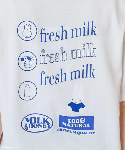 《米菲》牛奶印花T恤