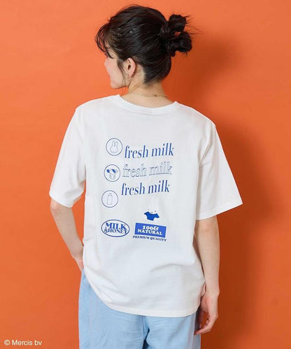 《米菲》牛奶印花T恤