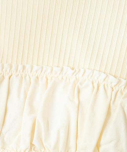 軍裝風肋紋混色法式短袖T恤