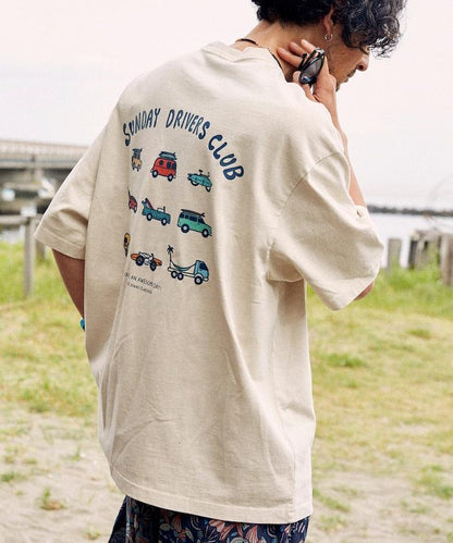反面內側週日司機俱樂部T恤
