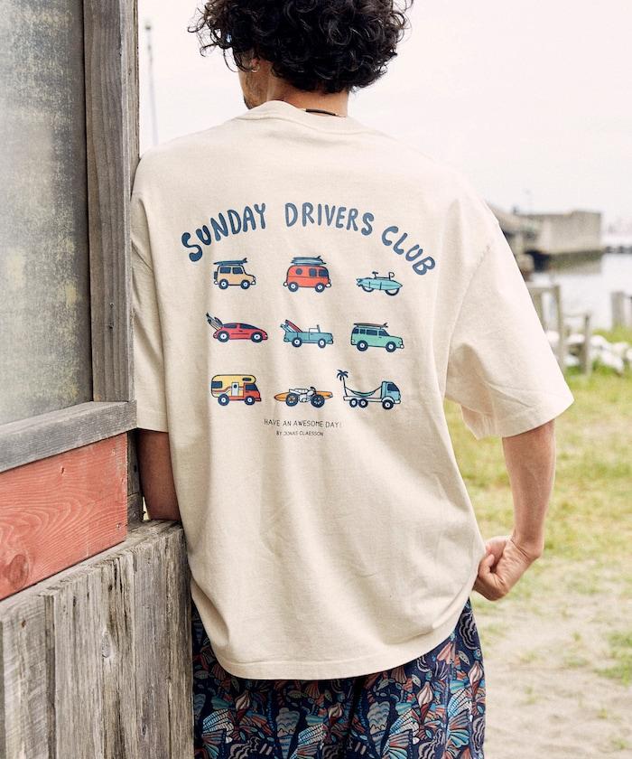 反面內側週日司機俱樂部T恤