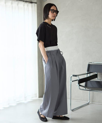 有機棉 心形 標誌刺繡T恤 / 圓領 單點標誌 刺繡短袖T恤