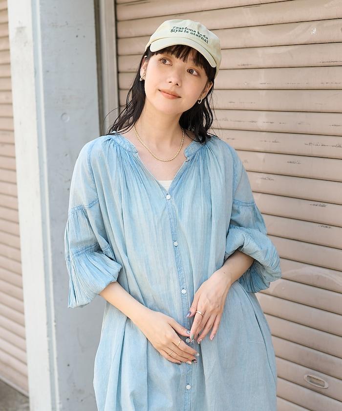 印度色染加工連衣裙