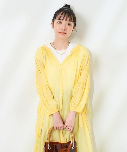 印度色染加工連衣裙