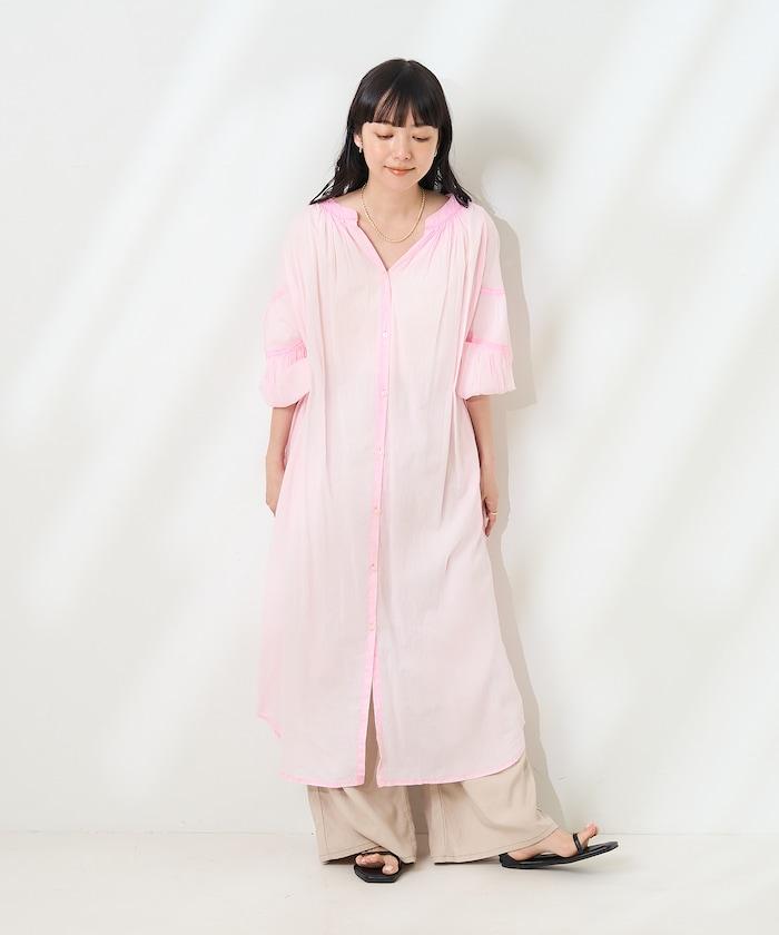 印度色染加工連衣裙