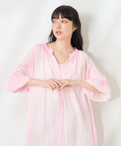 印度色染加工連衣裙