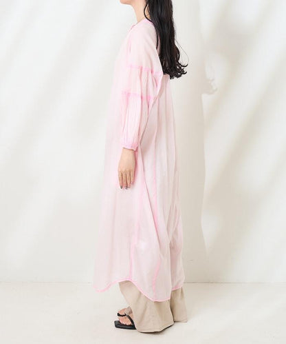 印度色染加工連衣裙