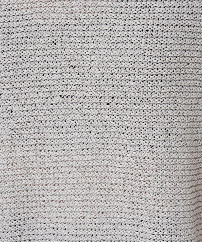 法式寬袖網眼針織衫