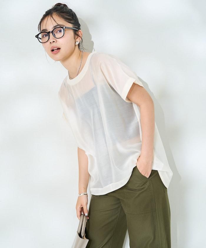 法式短袖透視T恤 長袖襯衫