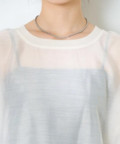 法式短袖透視T恤 長袖襯衫