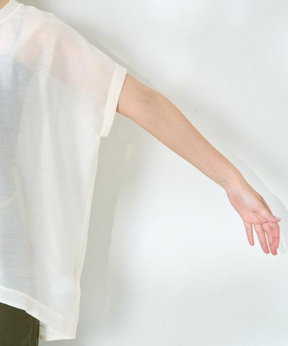 法式短袖透視T恤 長袖襯衫