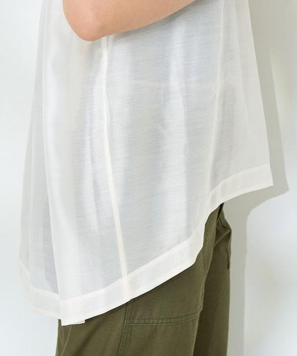 法式短袖透視T恤 長袖襯衫