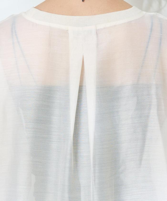 法式短袖透視T恤 長袖襯衫