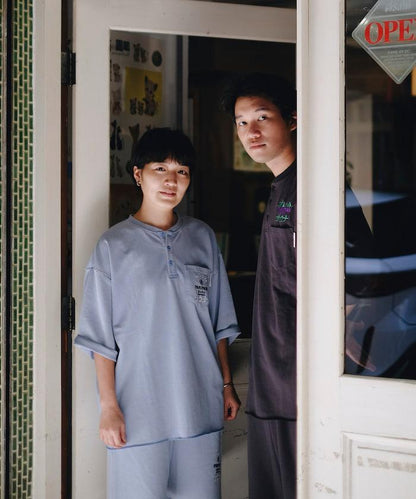 聯名 全夜桑拿 粉末加工裡毛套裝 揹包附帶