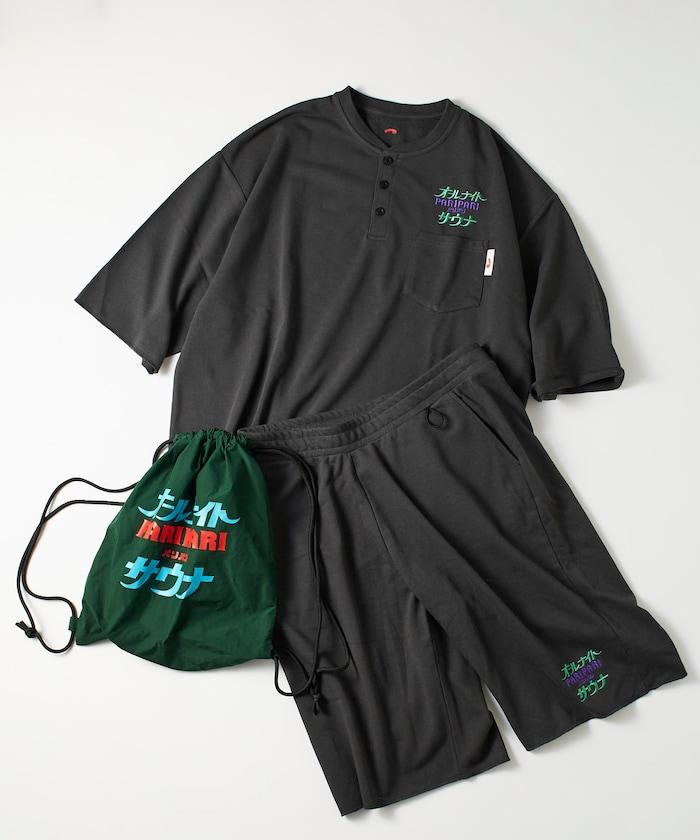 聯名 全夜間桑拿 KANNAIGI 內毛套裝 揹包附帶