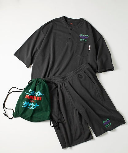 聯名 全夜間桑拿 KANNAIGI 內毛套裝 揹包附帶