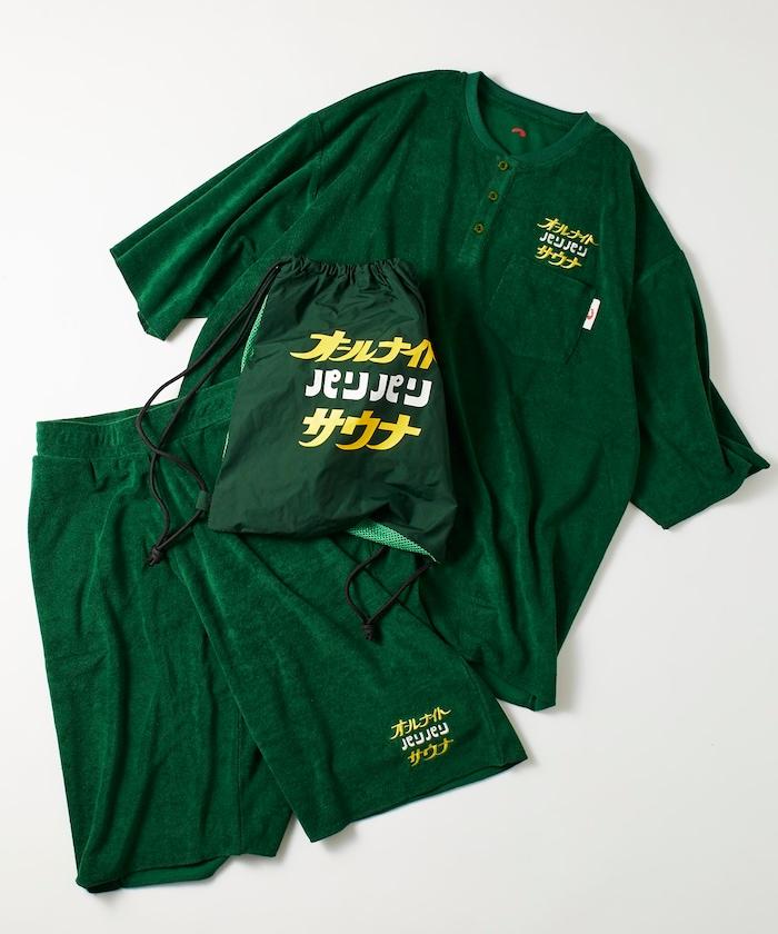 聯名 全夜間桑拿 精緻抓絨套裝 帶揹包