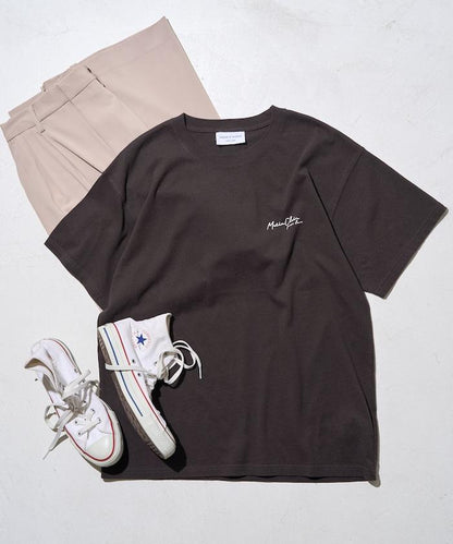 城市風景印花T恤