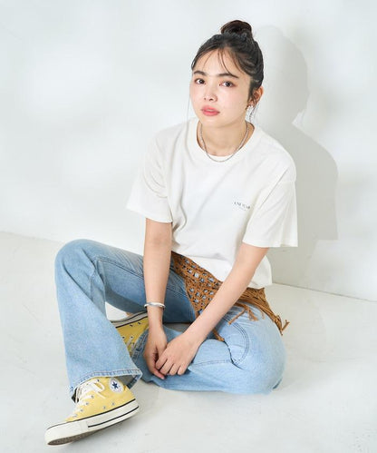 城市風景印花T恤