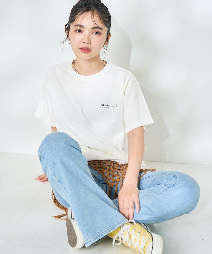 城市風景印花T恤