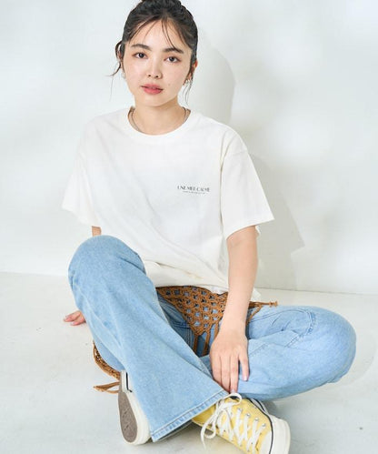 城市風景印花T恤