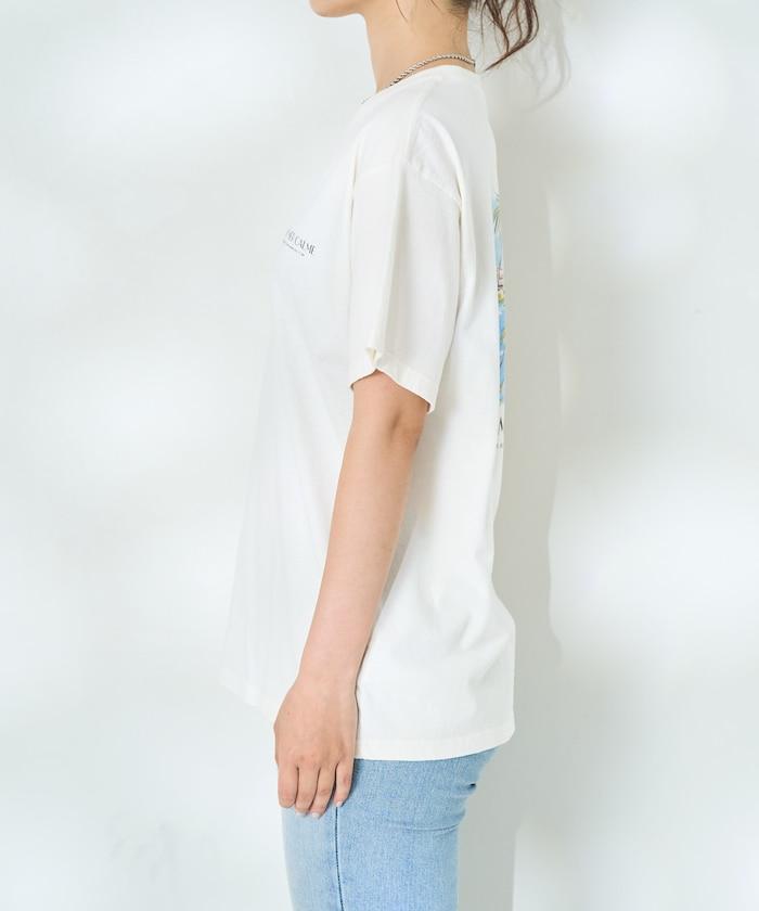 城市風景印花T恤