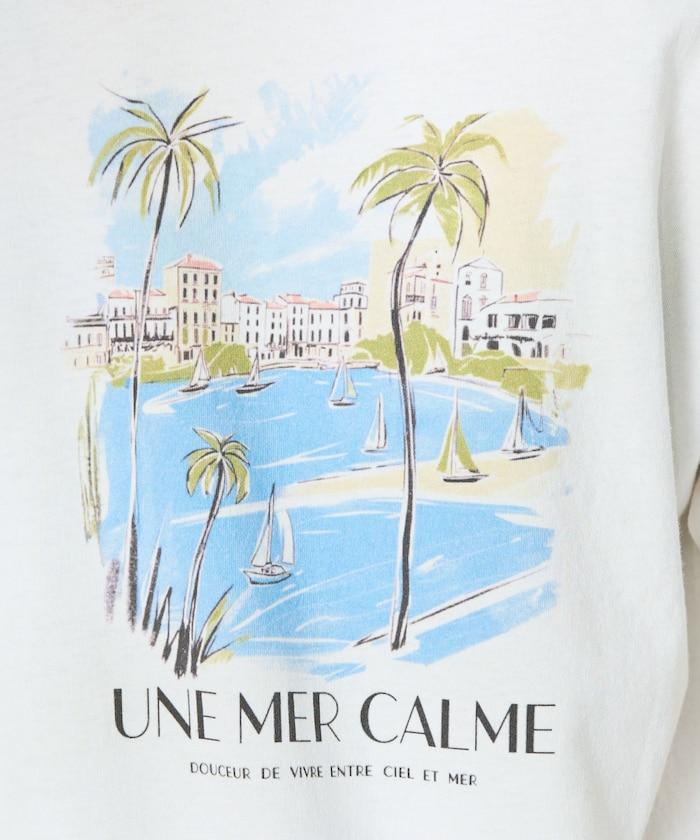 城市風景印花T恤