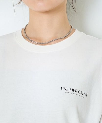 城市風景印花T恤