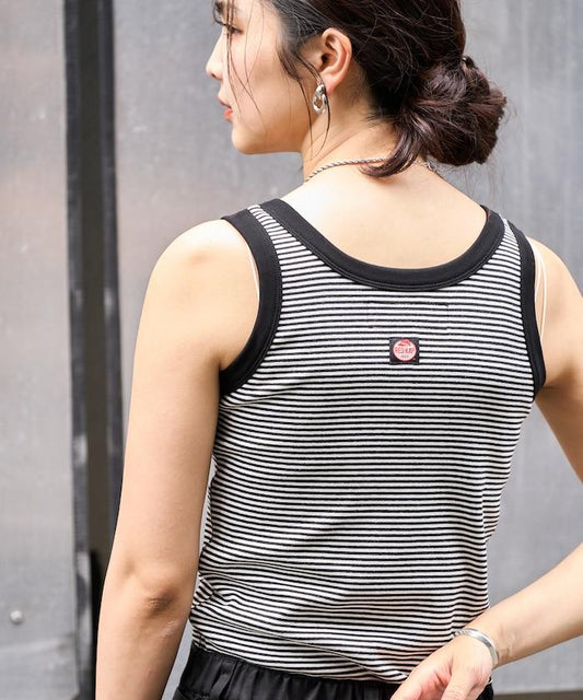 聯名 橫條紋亨利背心