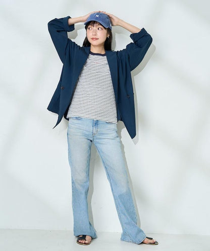 <接觸冷感/可機洗> 夏季涼爽 襯衫夾克＜可搭配套裝＞