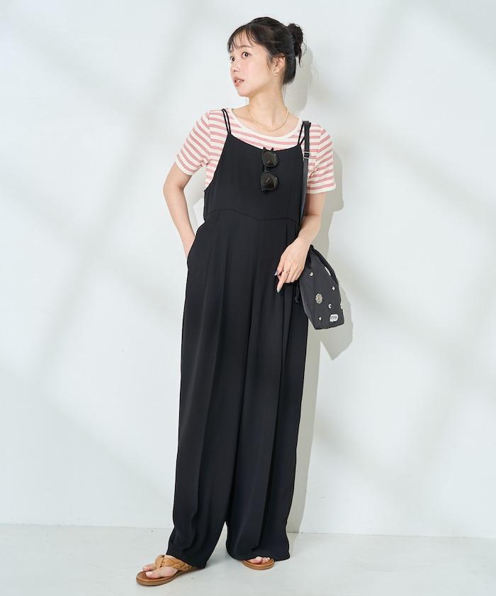 <接觸冷感/防紫外線>功能面料 簡易連體褲