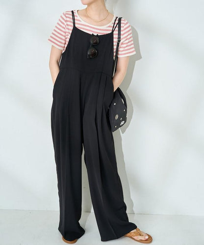 <接觸冷感/防紫外線>功能面料 簡易連體褲