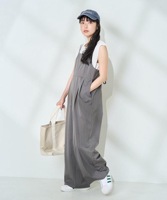 <接觸冷感/防紫外線>功能面料 簡易連體褲