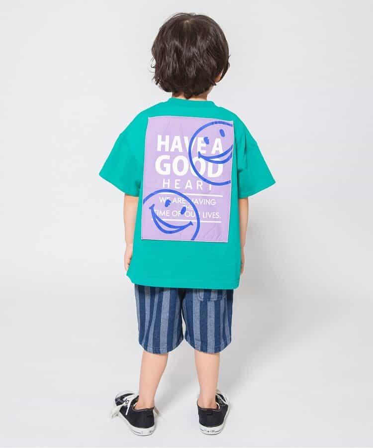 背面印花刺繡T恤