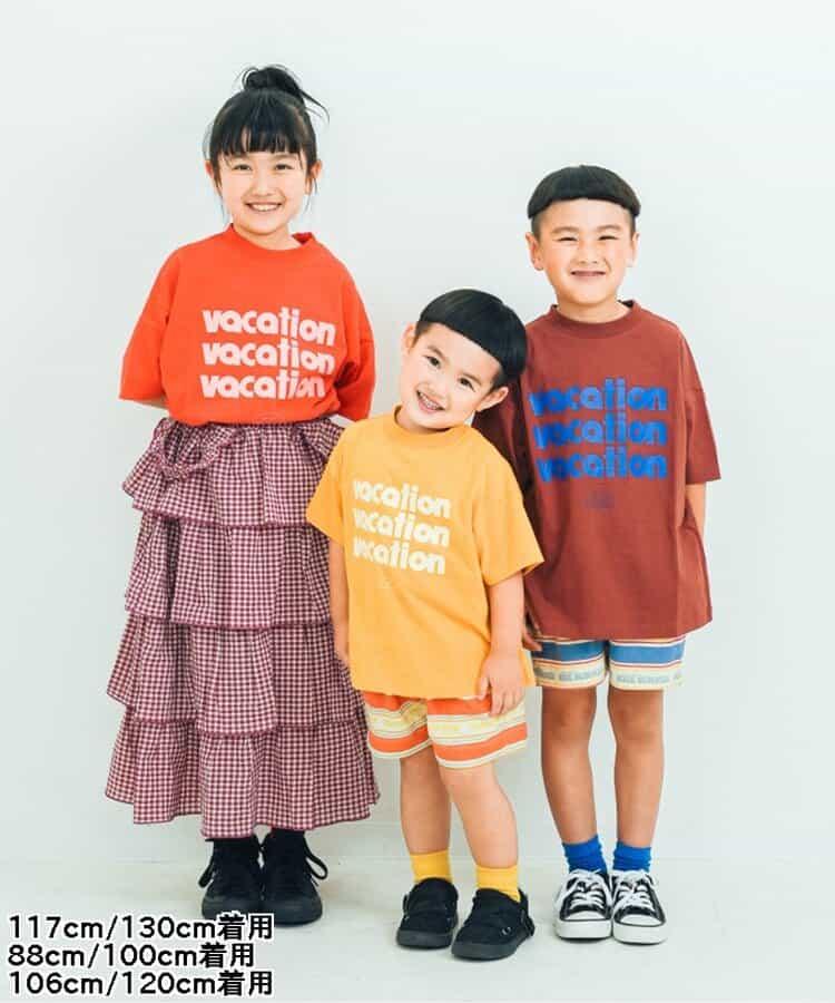 We love VACATION2款簡約logo印花T恤