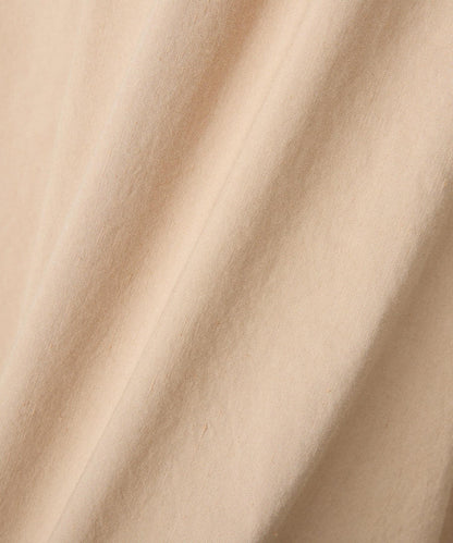 亞麻混合U領喇叭西裝外套