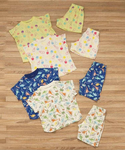 冰淇淋圖案套頭睡衣