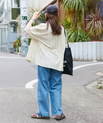 【男女通用】亞麻粘膠開領短袖襯衫