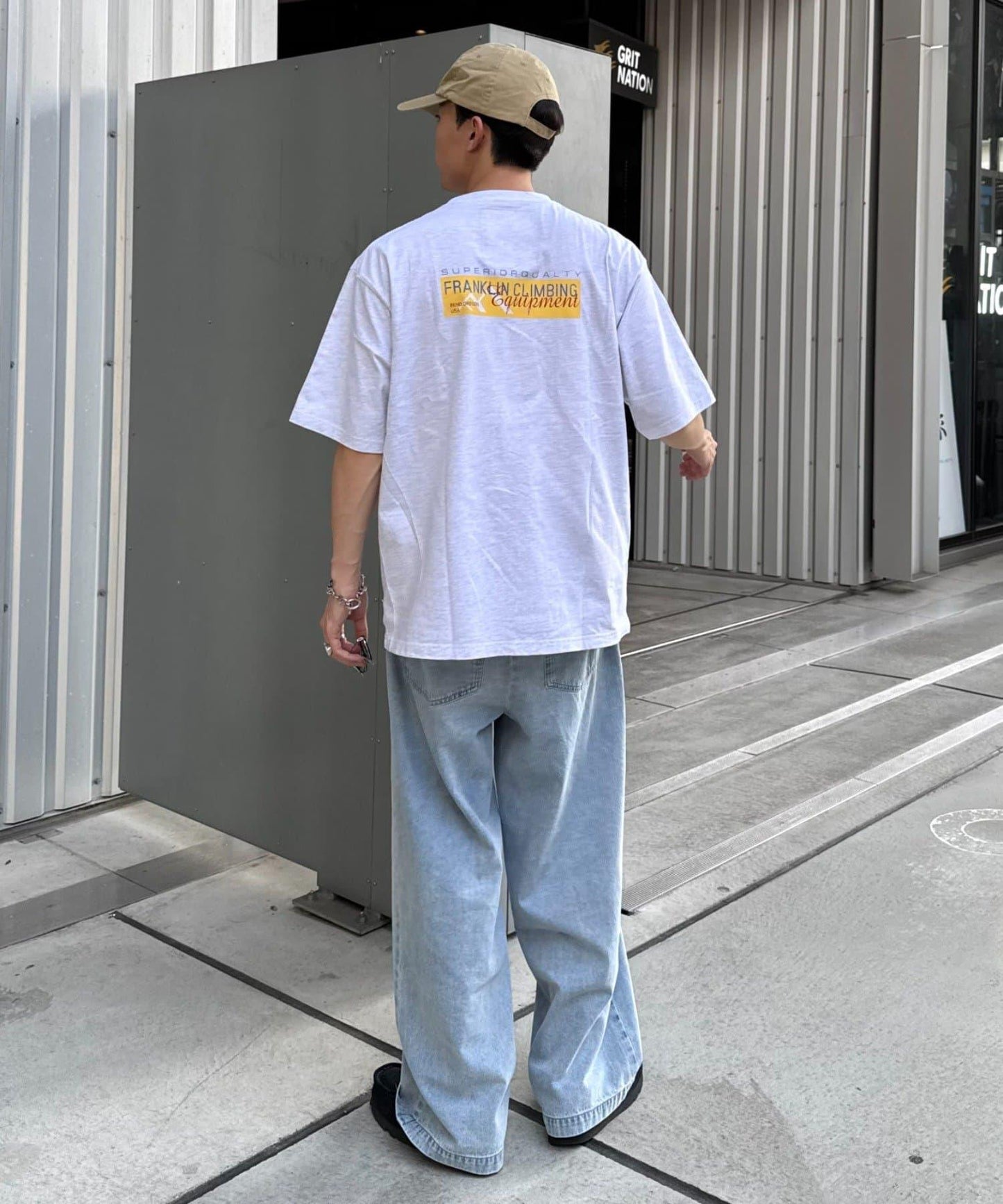 【弗蘭克林攀巖】【傳承】黃色LOGO T恤