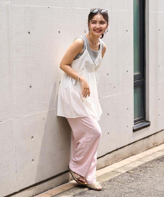 印度卡什米爾吊帶長款束腰襯衫