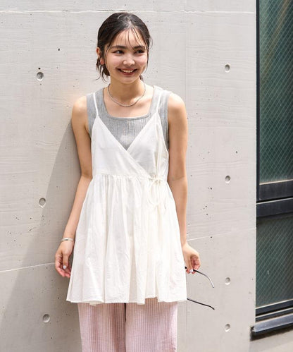 印度卡什米爾吊帶長款束腰襯衫