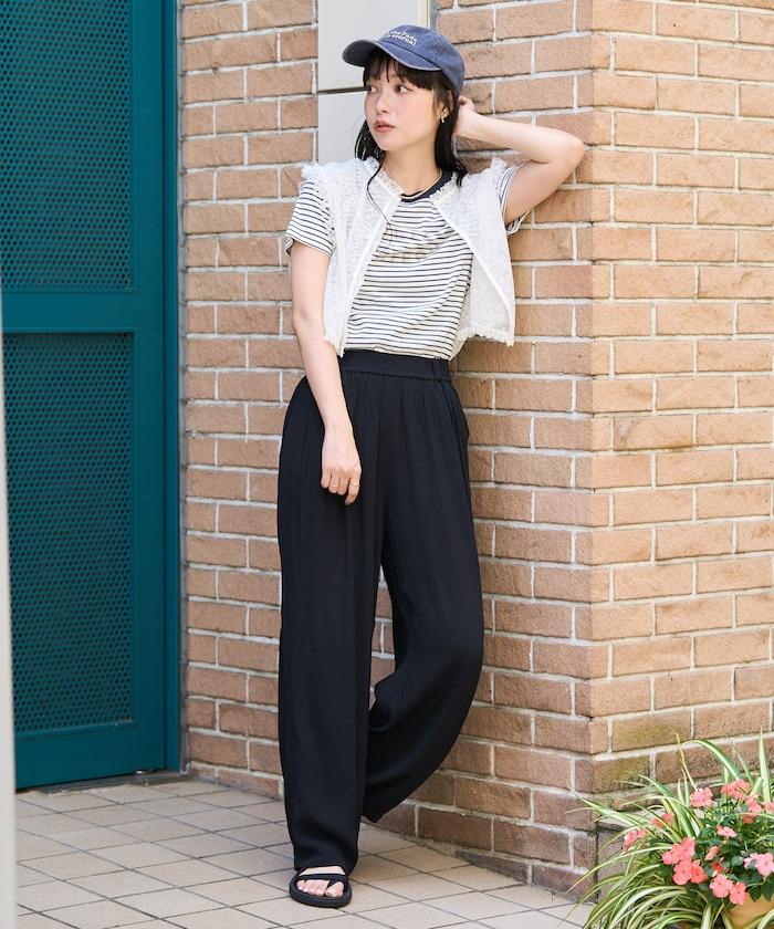 顏色喬策松紗褲/舒適褲