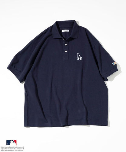 MLB Major League Baseball 單標誌 短袖 Polo衫